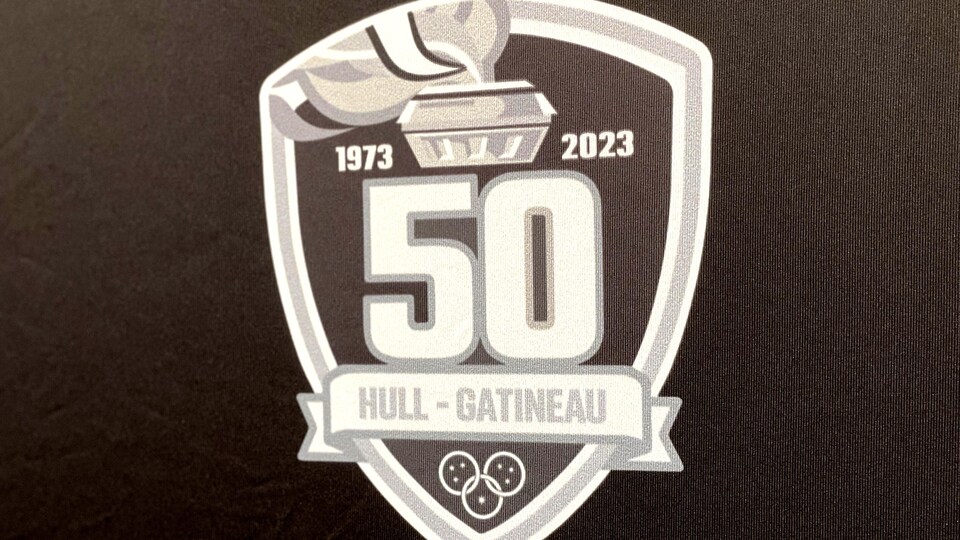 Le logo du 50e anniversaire des Olympiques de Gatineau.