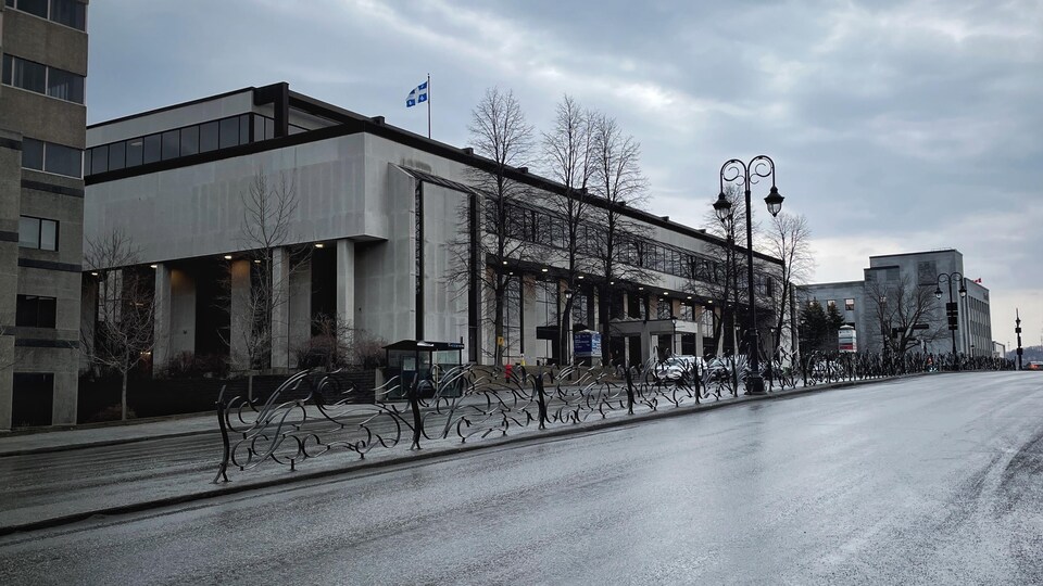Le palais de justice de Sherbrooke.