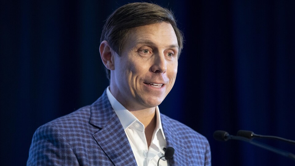 Patrick Brown when announcing his candidacy.