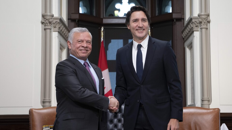 Le roi de Jordanie de passage à Ottawa