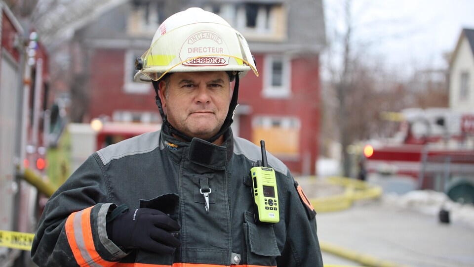 Stéphane Simoneau est le directeur du service incendie de Sherbrooke.