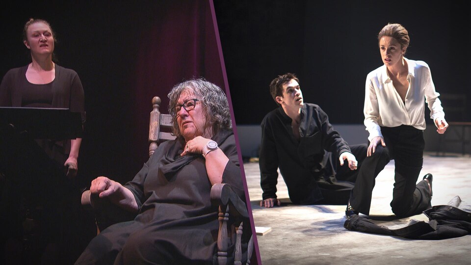 Les pièces de théâtre Albertine en cinq temps et Sang.