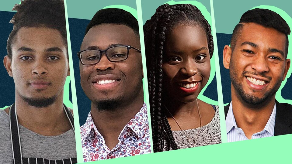 Kevin-Koudbi Lapierre, Mohamed Camara, Carmelle Amoussou et Etienne Mamadou Bertrand.
