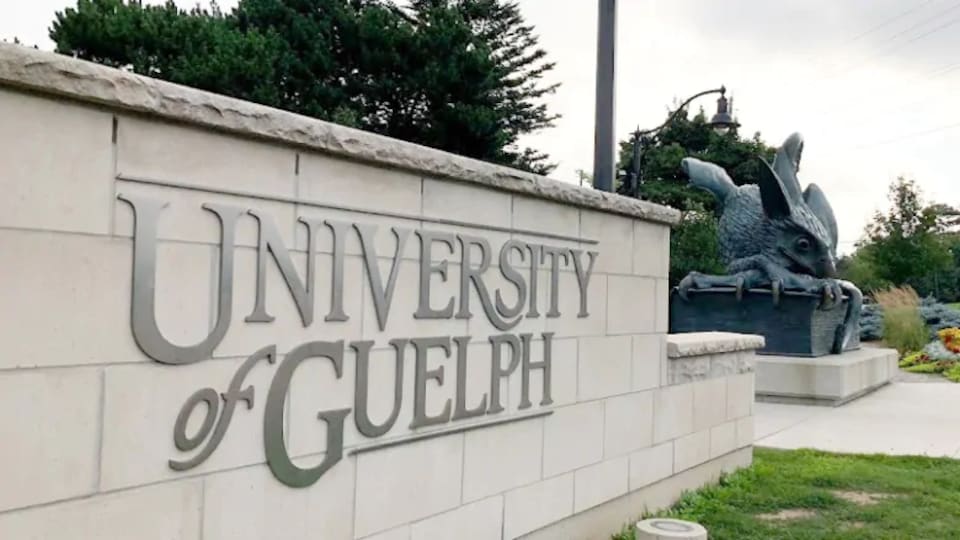 L'entrée de l'Université de Guelph.
