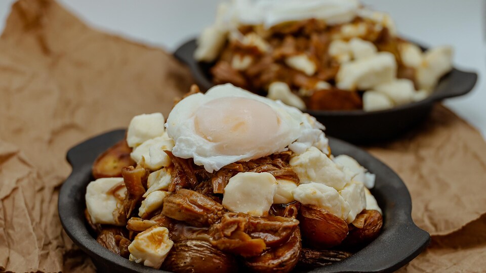 Poutine à l’agneau et à l’œuf poché de Bob le Chef 5 chefs dans ma