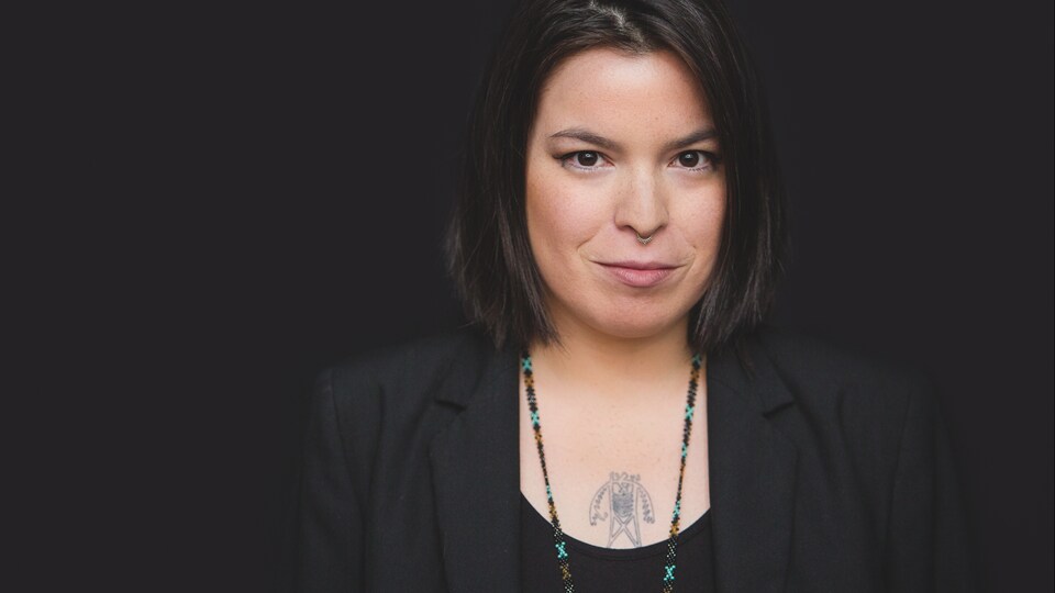 L'artiste multidisciplinaire autochtone Natasha Kanapé Fontaine.