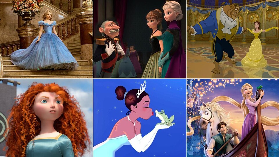 Dessin De Collage De Princesse Disney