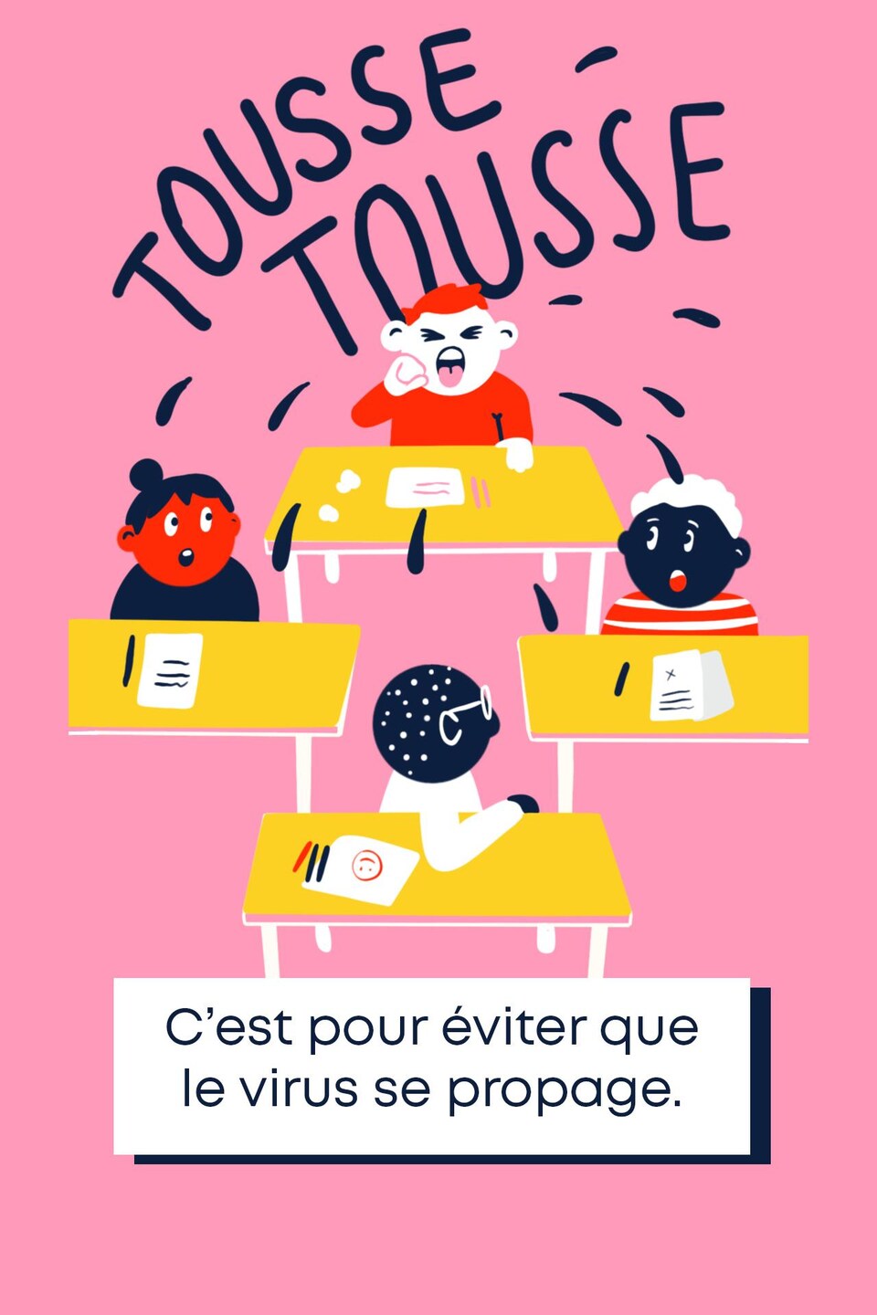 C'est pour éviter que le virus se propage.