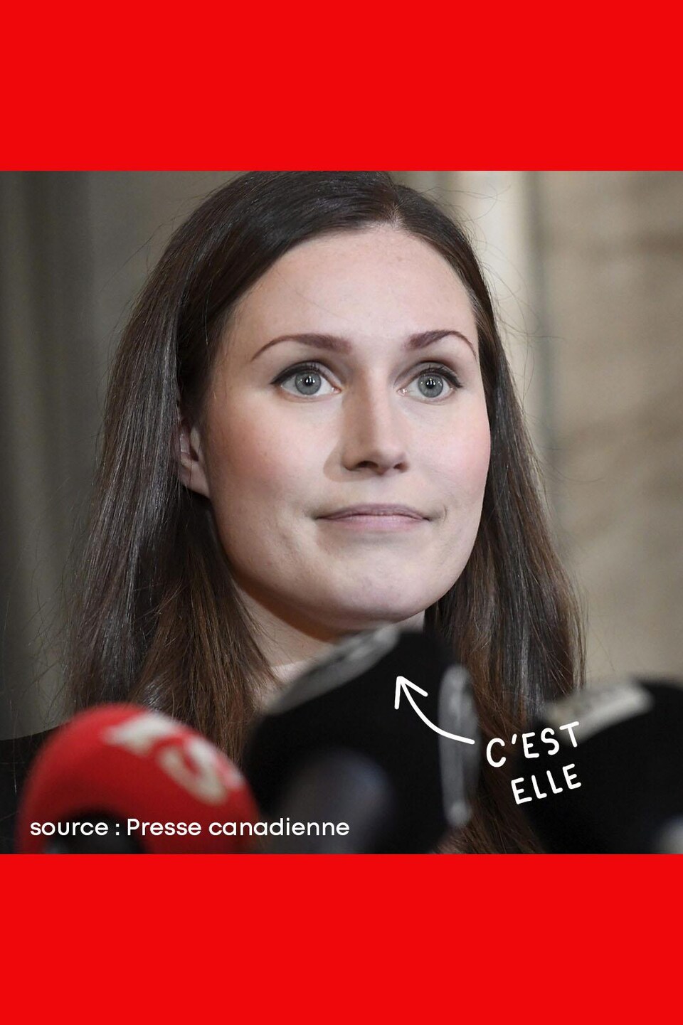 Sanna Marin, c'est elle.