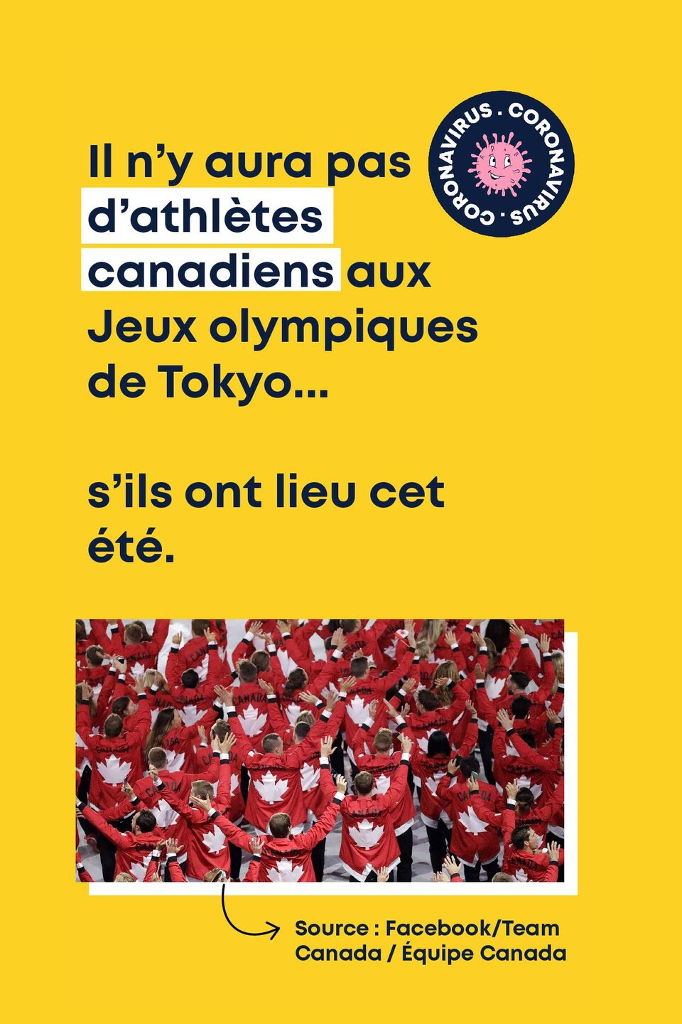 Il n’y aura pas d’athlètes canadiens aux Jeux olympiques de Tokyo... s’ils ont lieu cet été.