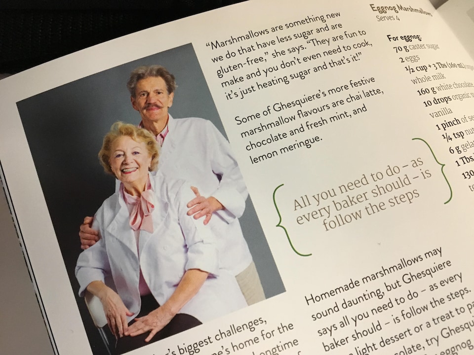 Page intérieure du magazine Culinaire montrant une photo de Marie et Yves Ghesquière