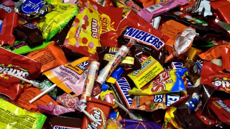 Bonbons en sucre d'Halloween
