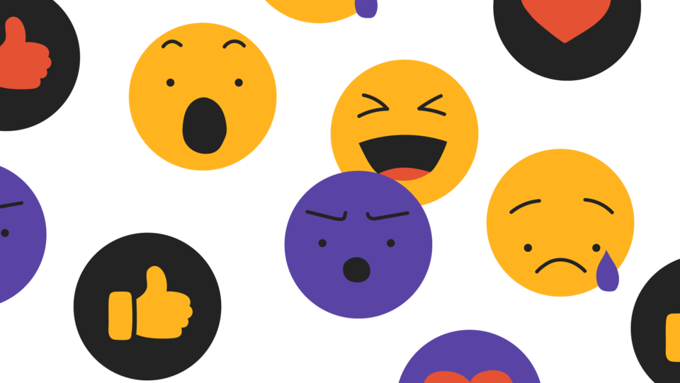 Une pluie d'émojis