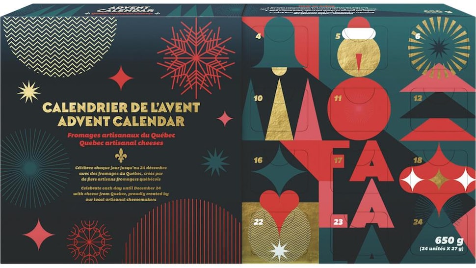 9 calendriers de l'avent gourmands et québécois