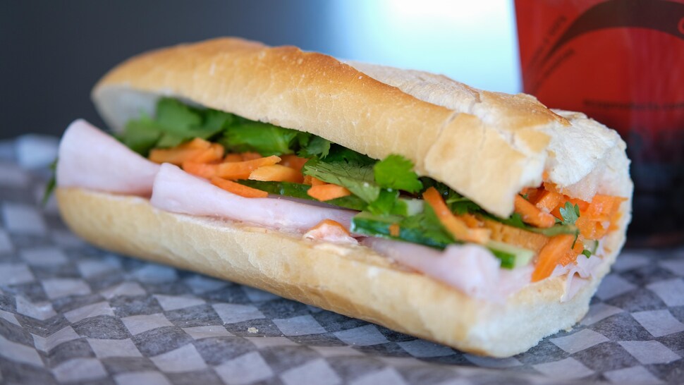 Le banh mi du Café Pékoe.