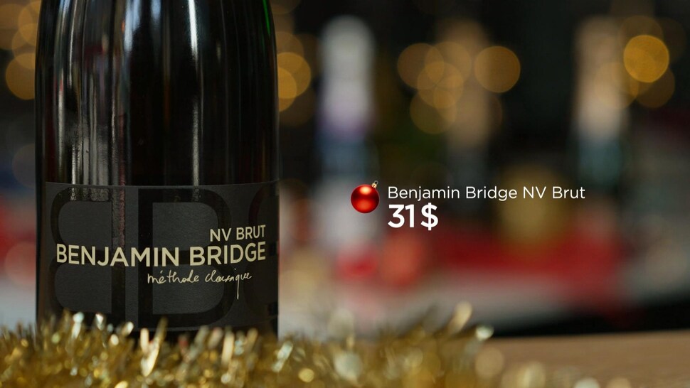 Une bouteille de Benjamin Bridge NV Brut, 31 $.