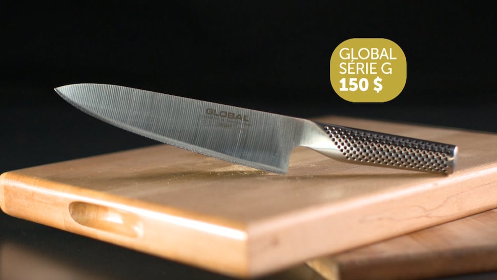 Un couteau de la marque Global Série G.