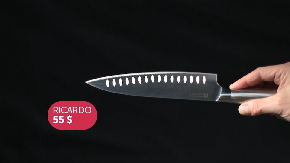 Un couteau de la marque Ricardo.