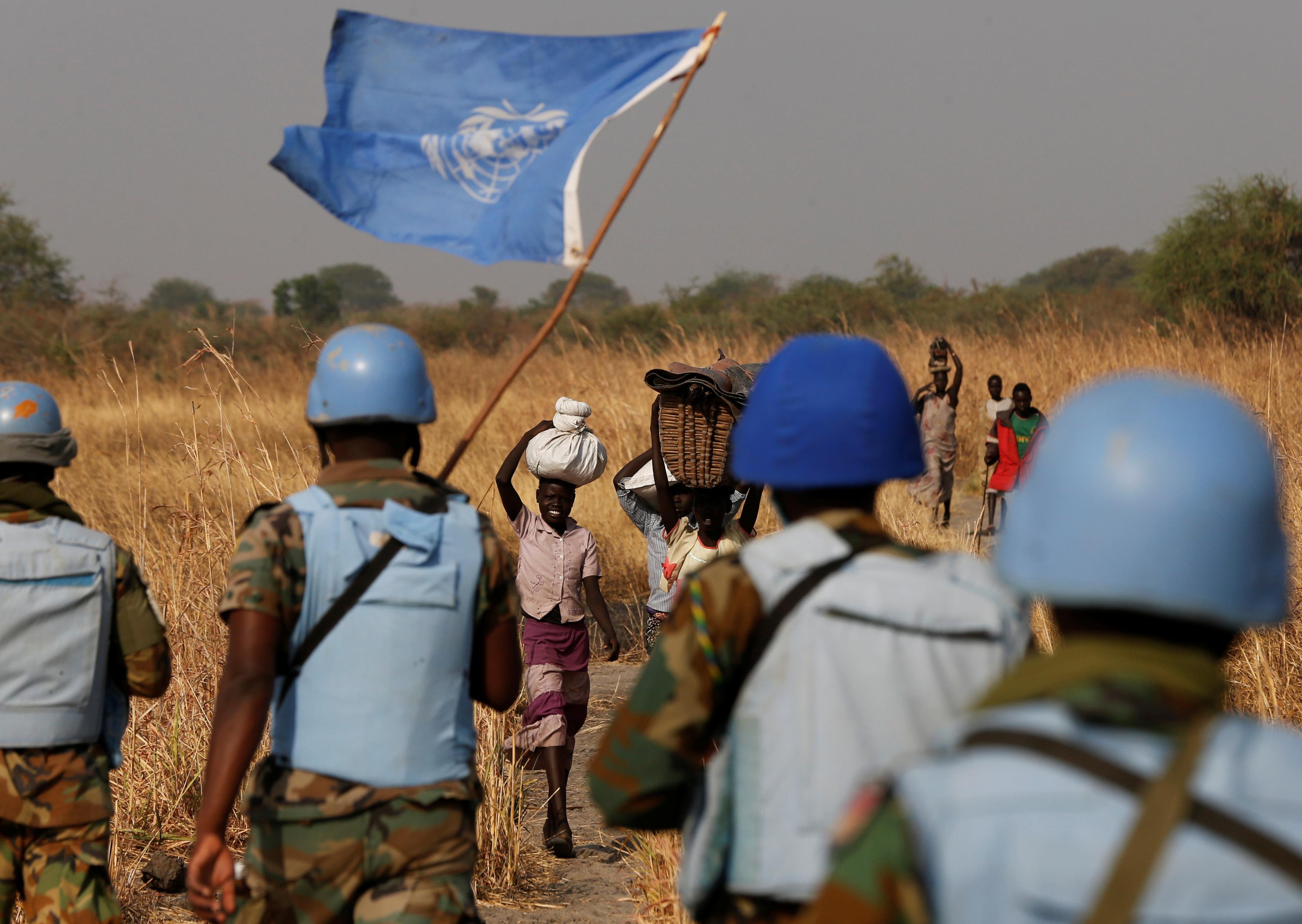 Des Casques bleus au Soudan du Sud