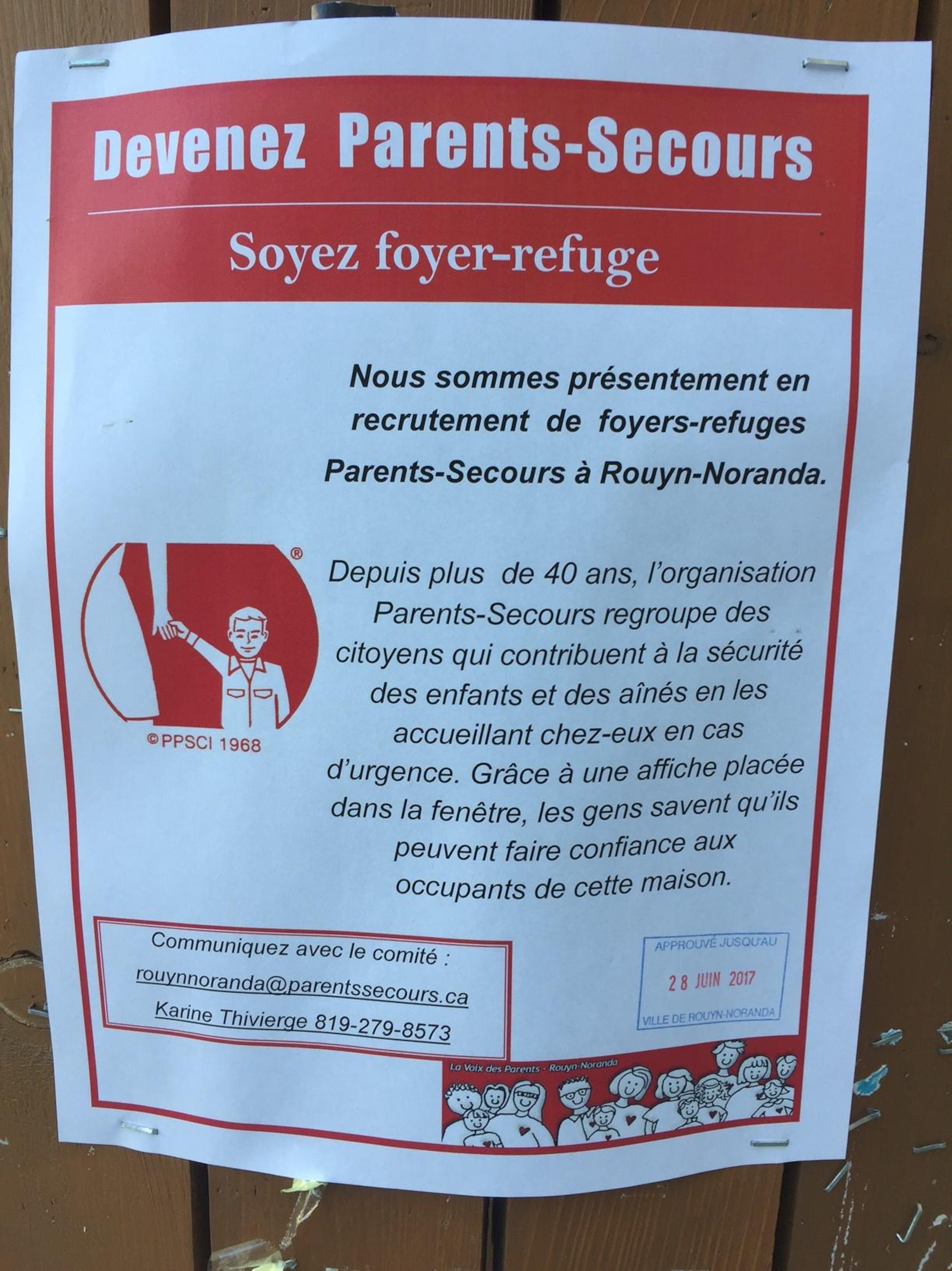Le comité Parents-Secours de Rouyn-Noranda est à la recherche de foyers-refuges.