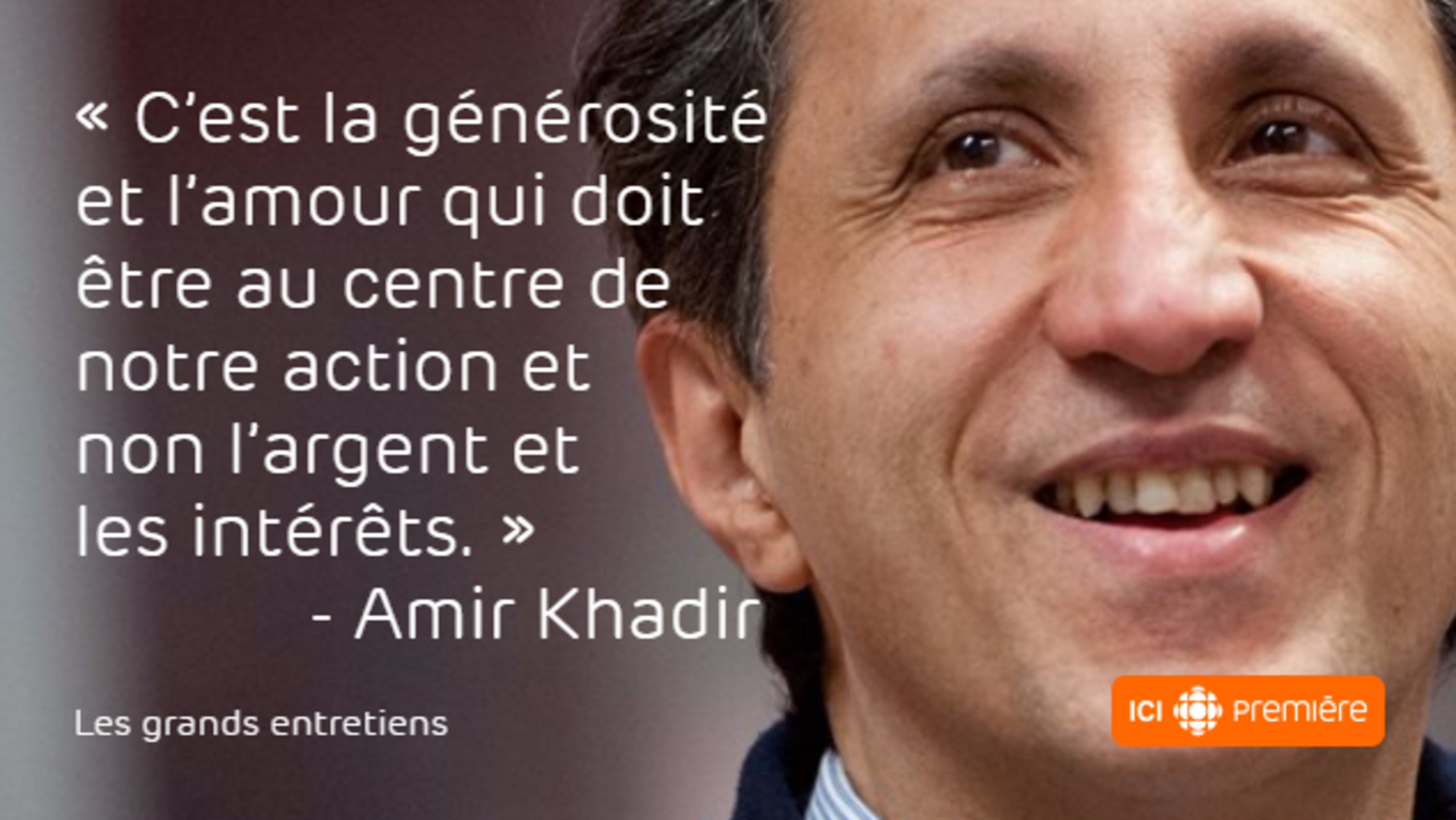 Citation du député de Québec Solidaire, Amir Khadir