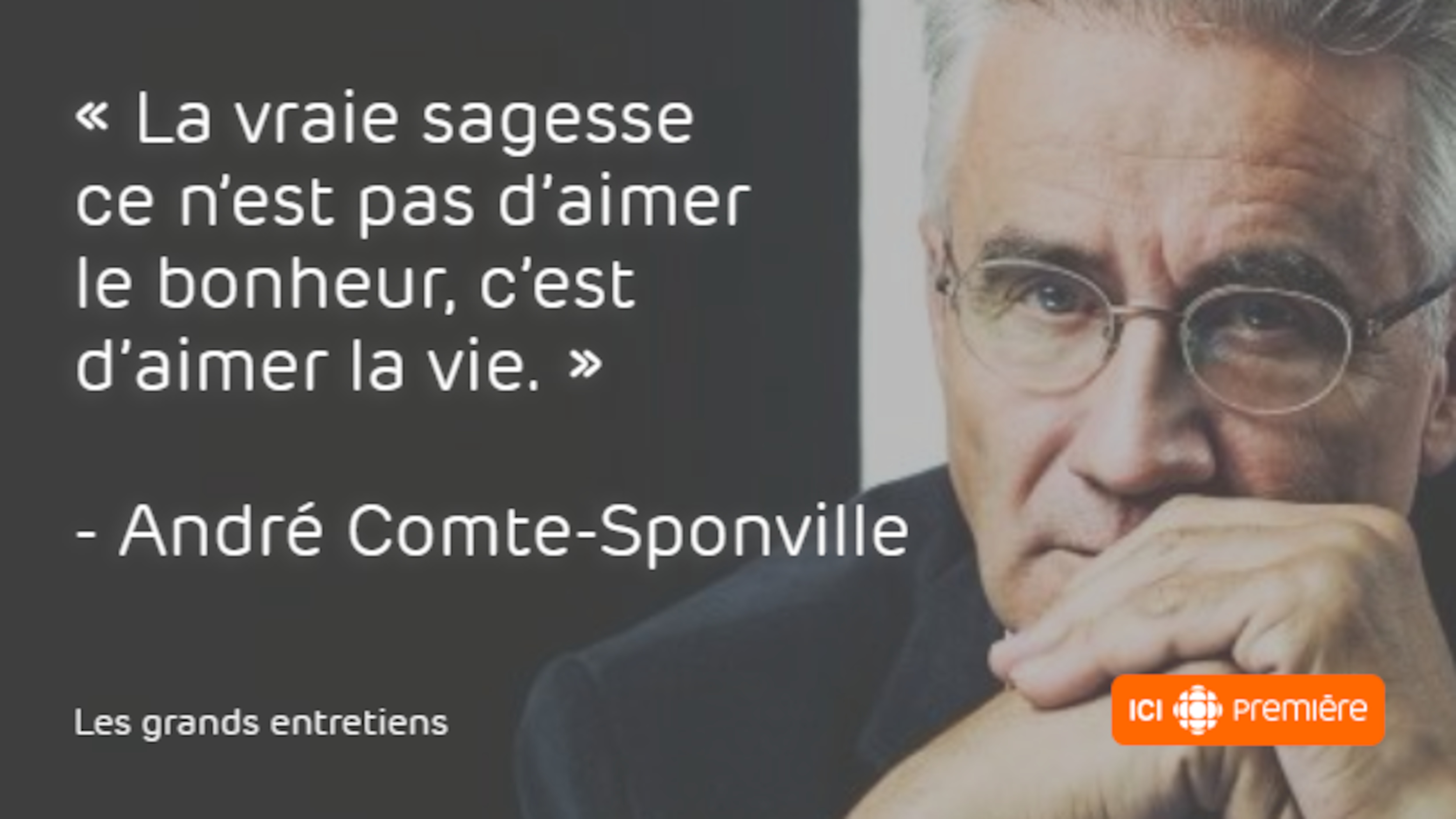 André Comte-Sponville, philosophe : «Arrêtons de rêver notre vie, vivons-la  réellement» (entretien)
