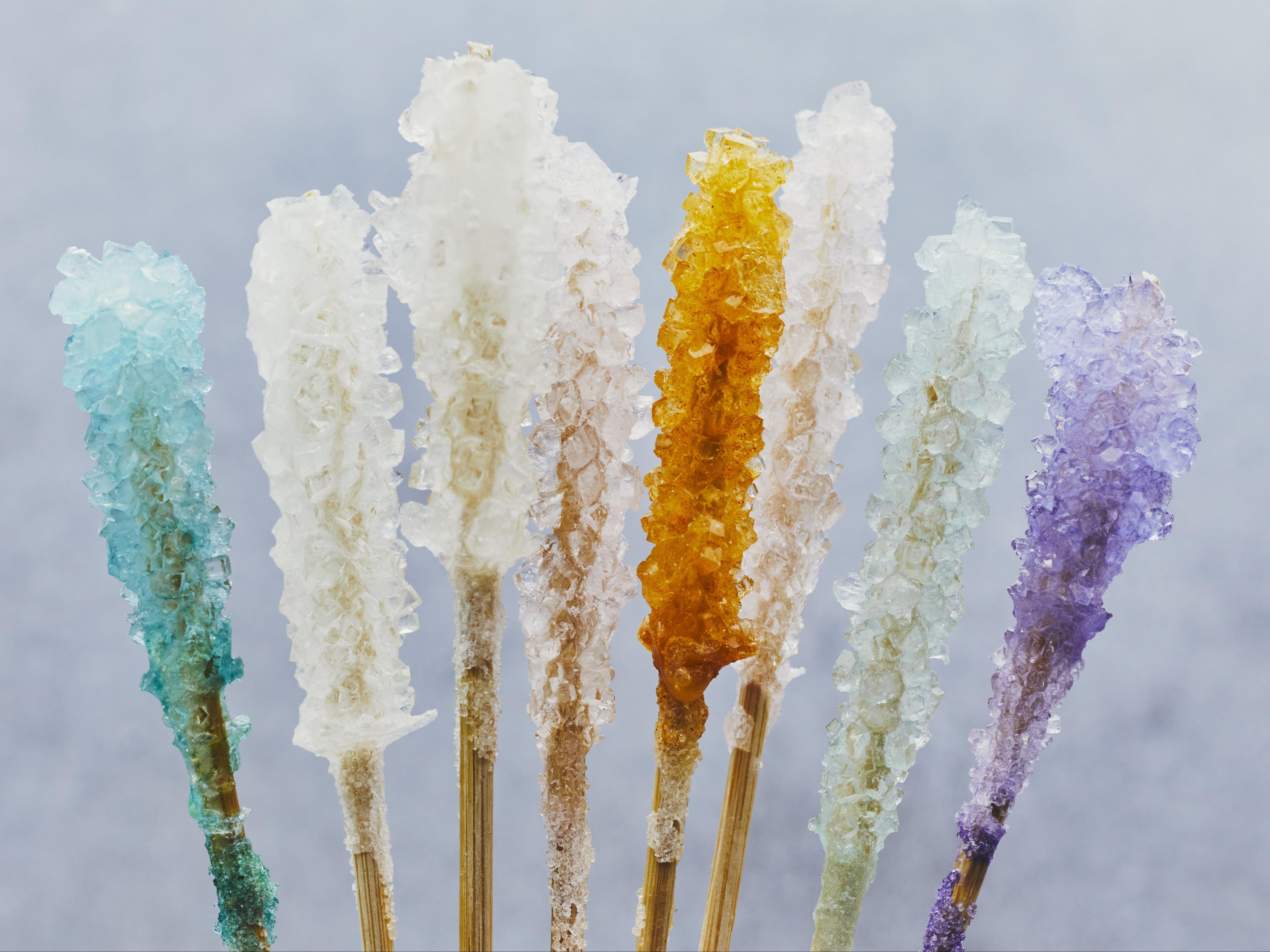 Bâtonnets de sucre cristallisé
