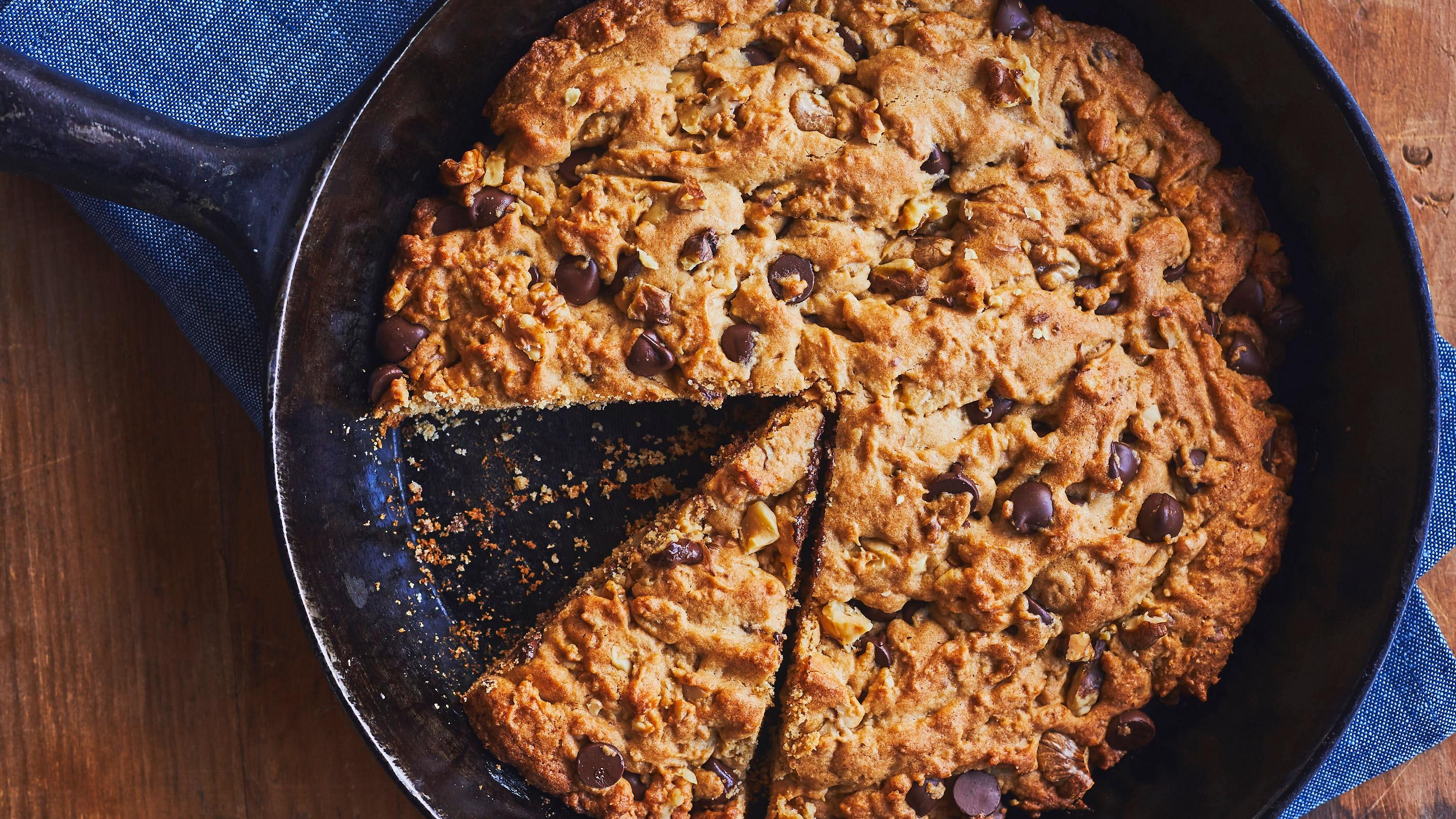 Biscuit de la poêle aux pépites de chocolat au beurre d’arachide