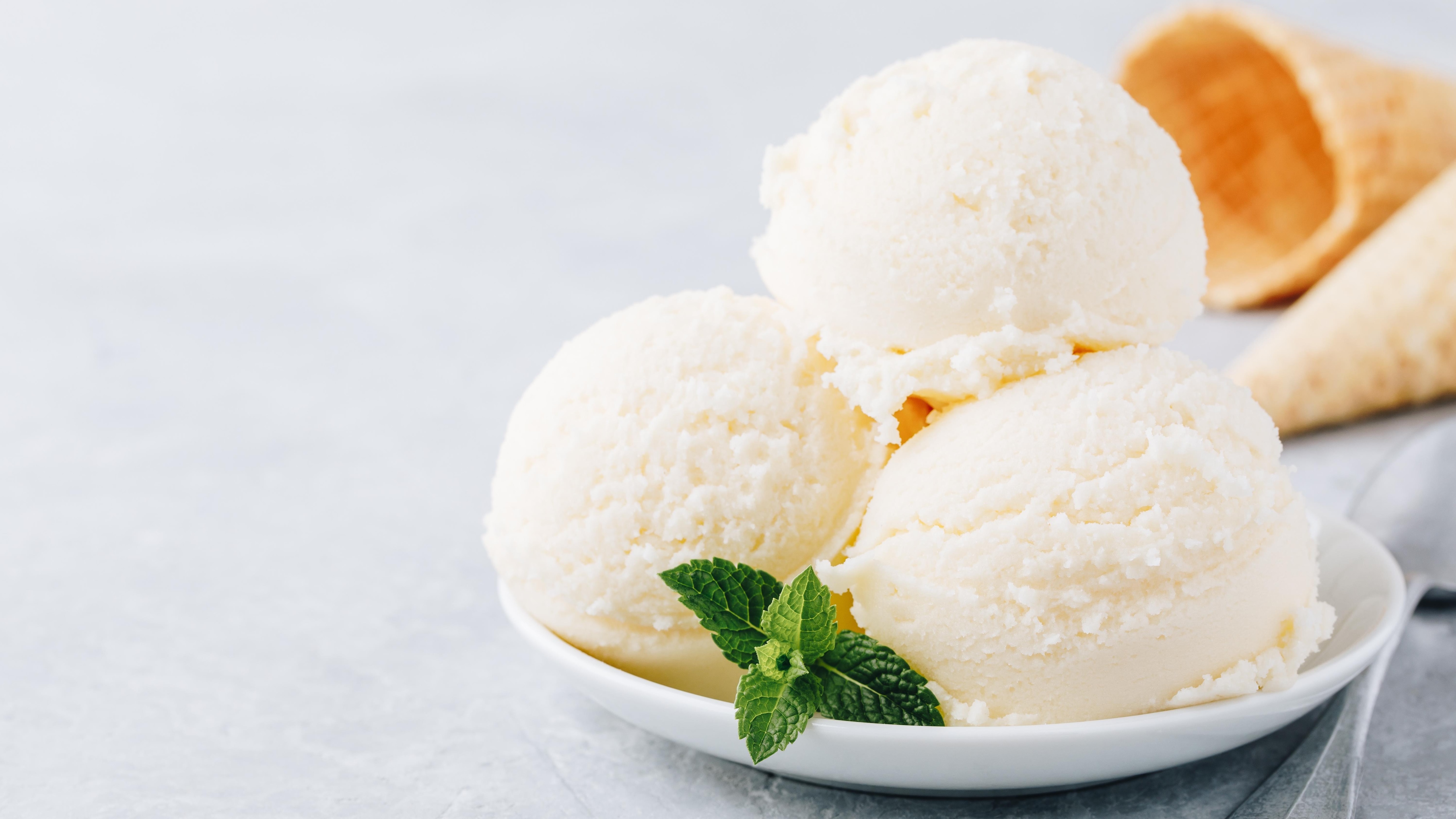 Crème glacée à la vanille