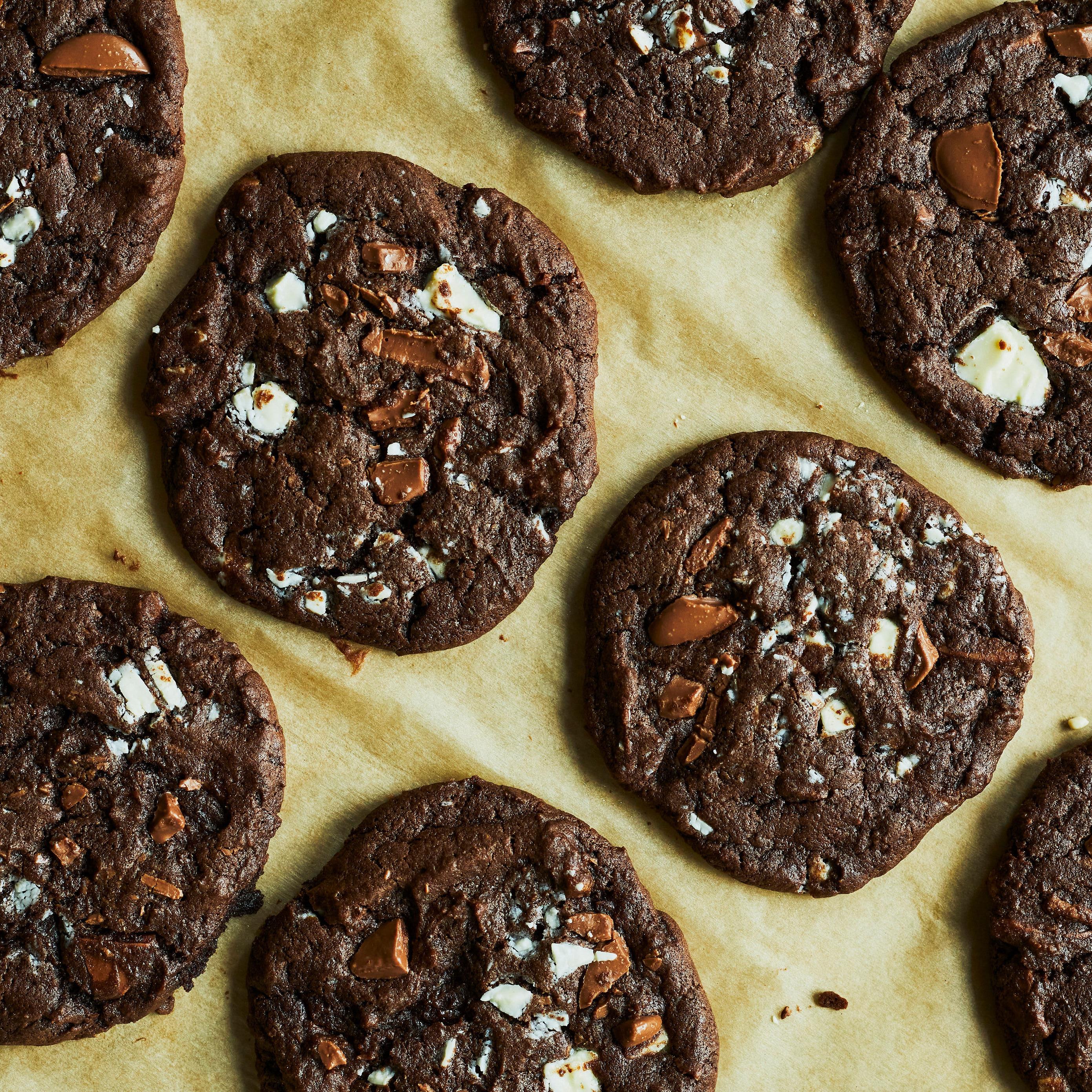 Recette facile de biscuits triple chocolat!