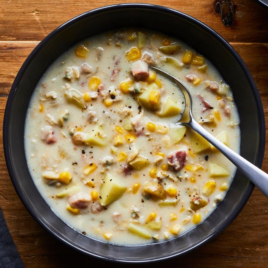 Chowder de la soumage du poulet | La fin