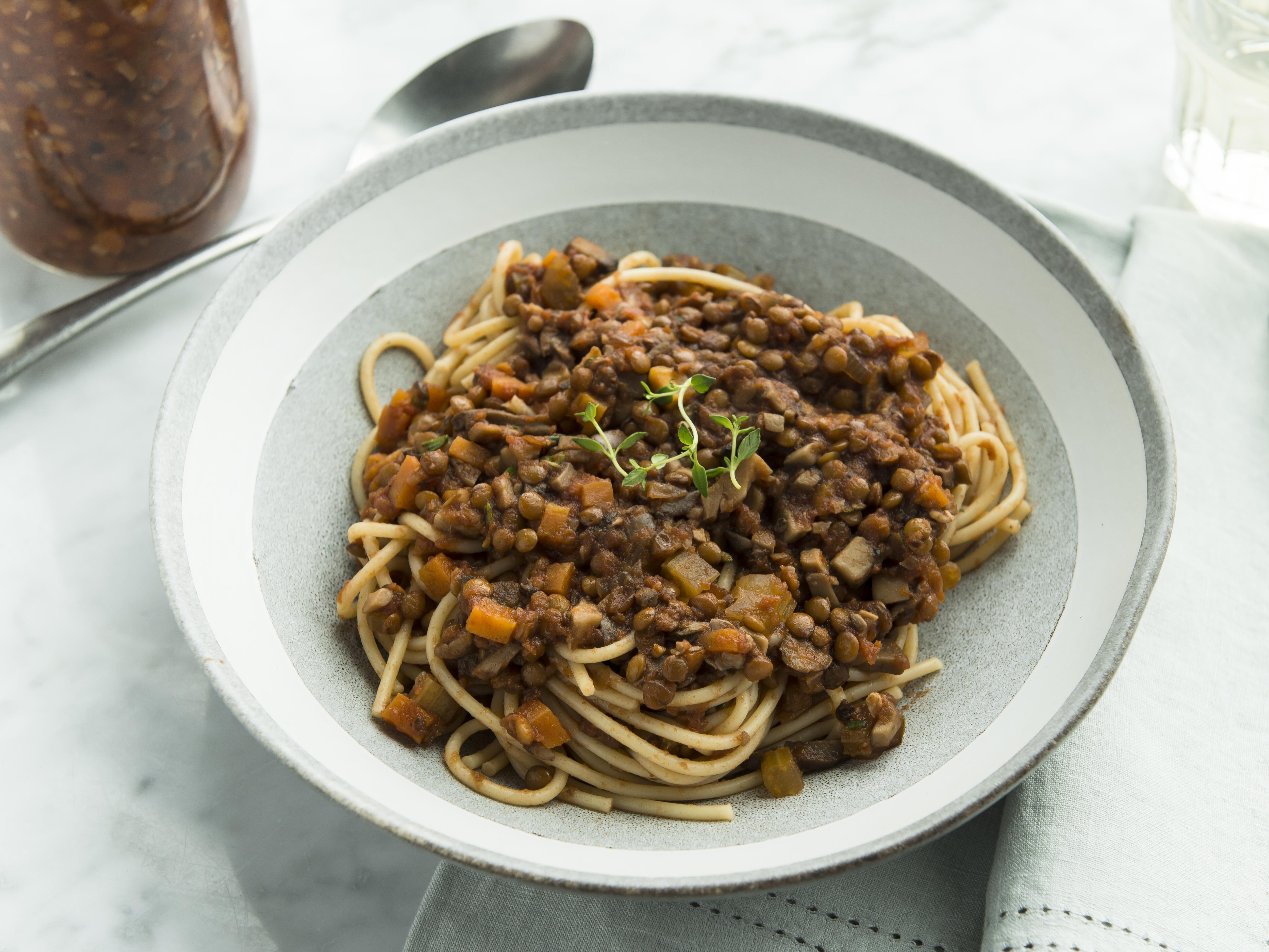 Sauce A Spaghetti Aux Lentilles Et Aux Champignons Mordu Sauce A Spaghetti Aux Lentilles Et Aux Champignons Mordu