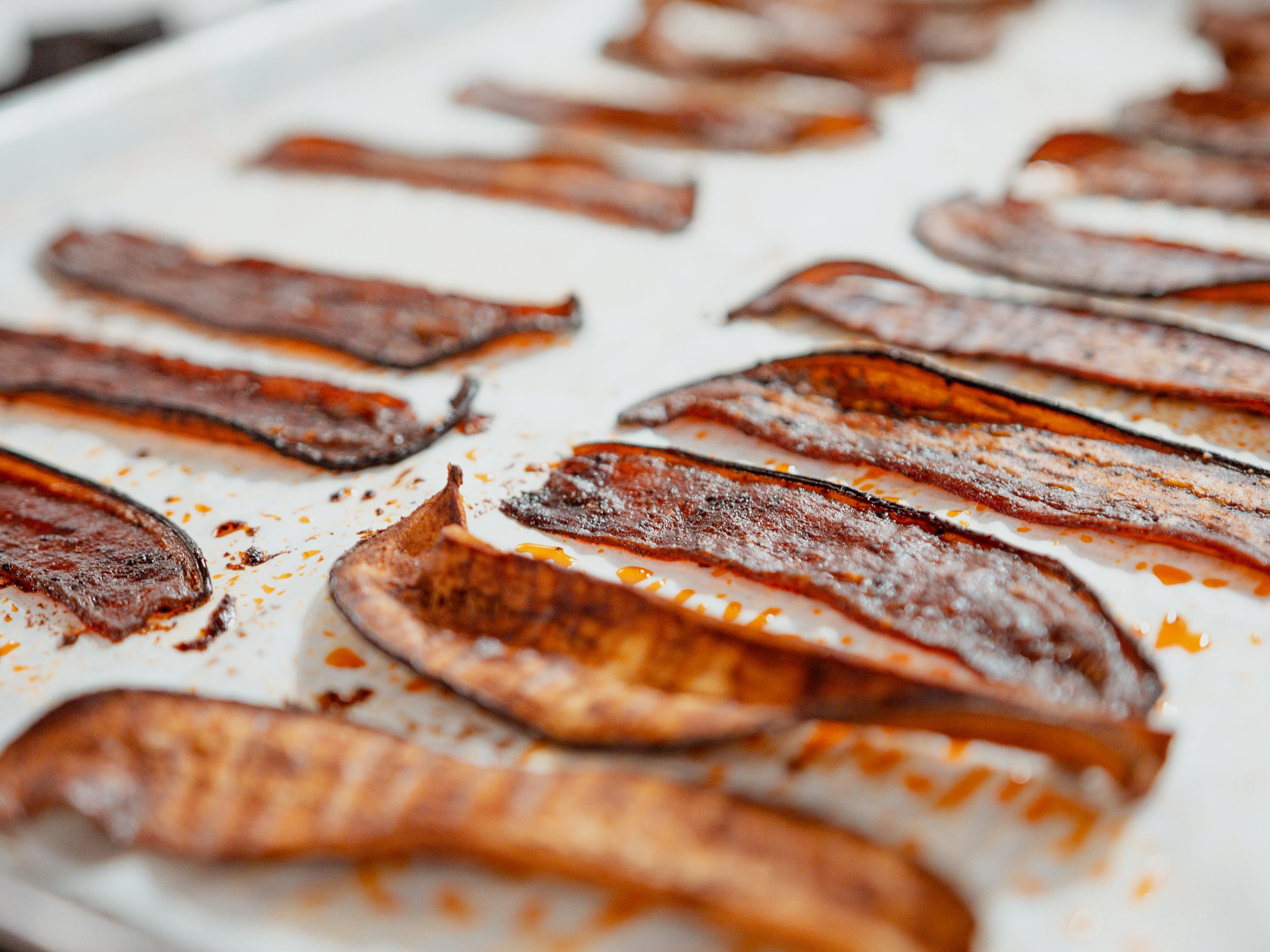 Bacon végétalien facile! - Loounie Cuisine