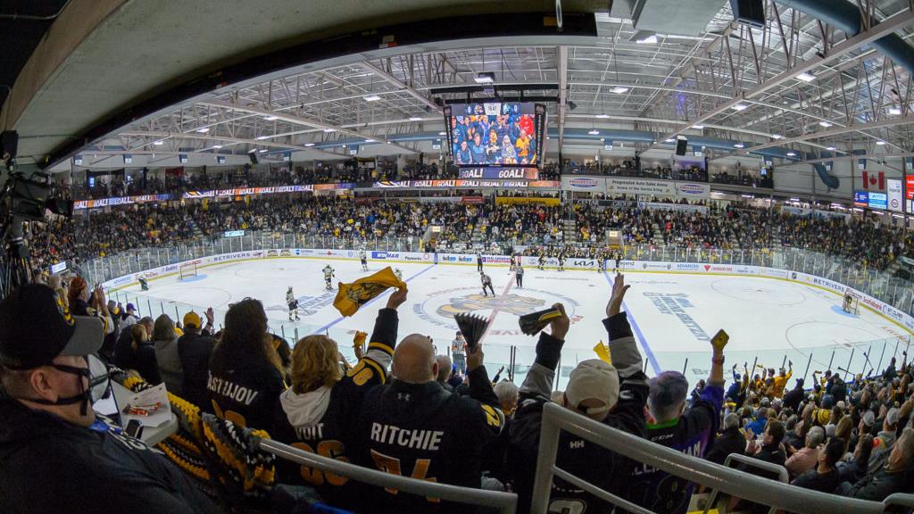 Une demi-finale de hockey soulève l'euphorie et l'engouement à Sarnia
Une demi-finale de hockey soulève l'euphorie et l'engouement à Sarnia