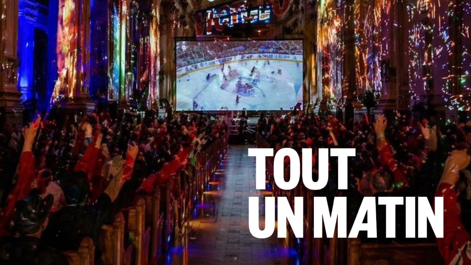 Les séries du Canadien présentées dans une cathédrale avec... de la bière bénite!