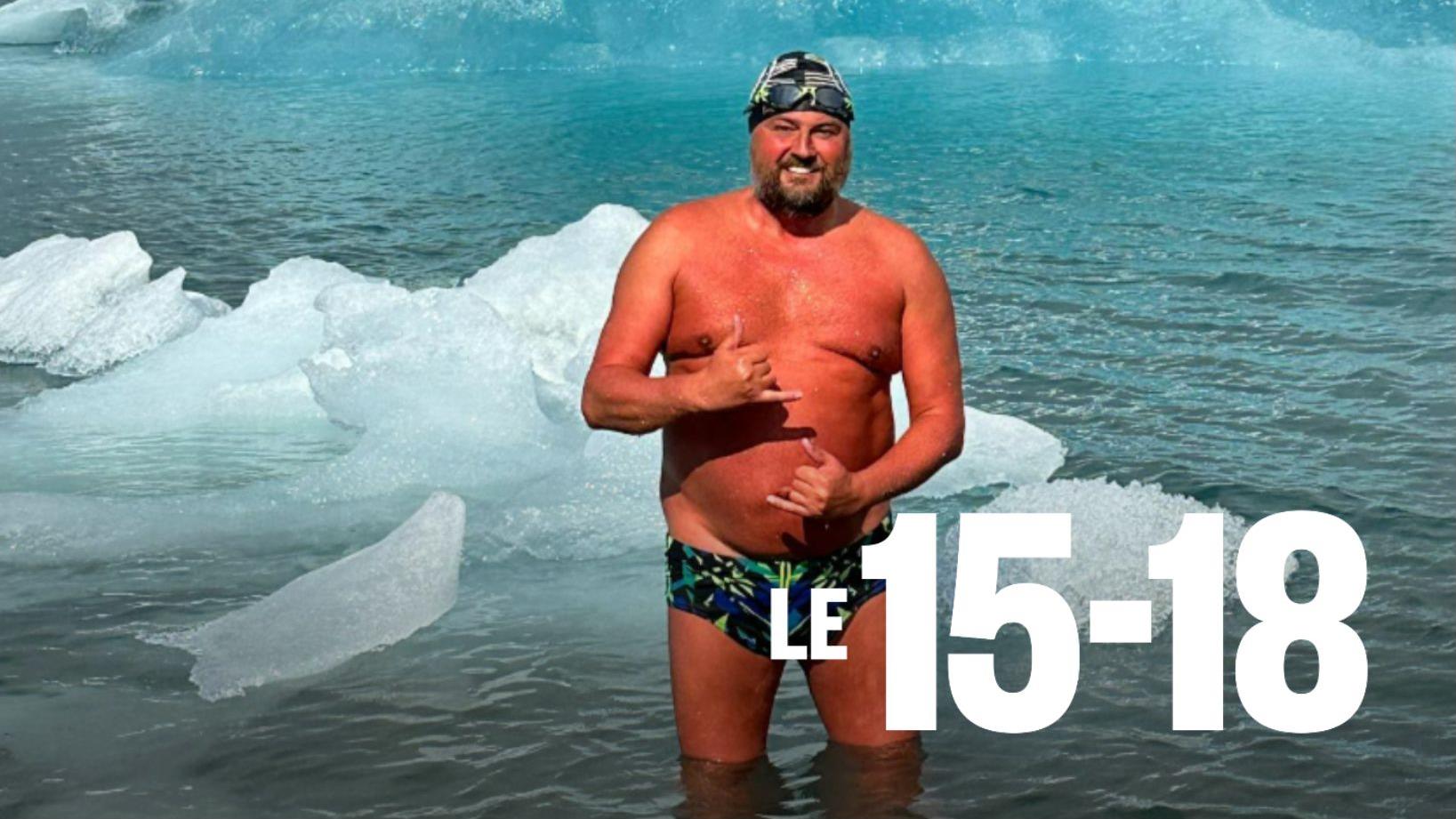 Record de l’extrême : un Français de 48 ans nage dans les eaux froides de Patagonie