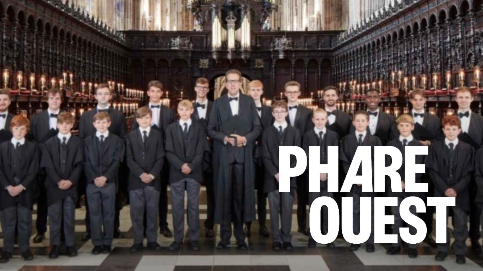 Le chœur du King’s College de Cambridge en concert à Victoria