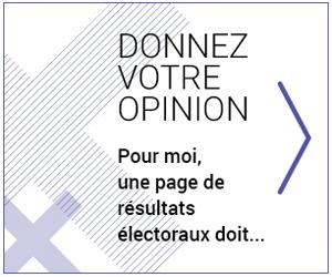 Donnez votre opinion. Pour moi, une page de résultats électoraux doit...