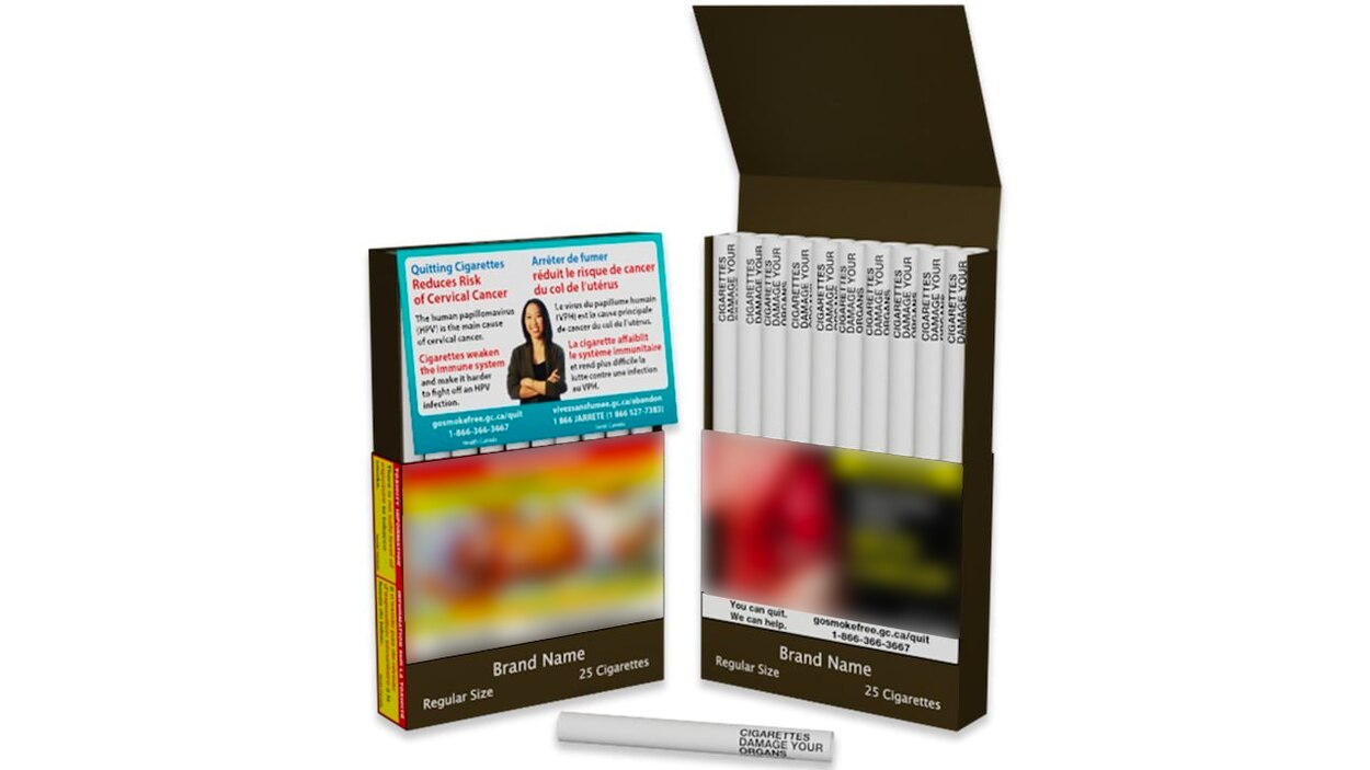 Des avertissements imprims sur chaque cigarette | En bref | Radio-Canada