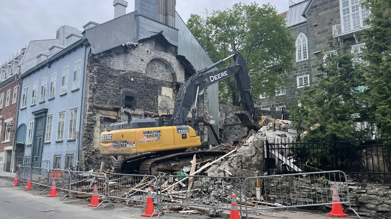 La Ville de Québec a démoli le 45, avenue Sainte-Geneviève, sans ...