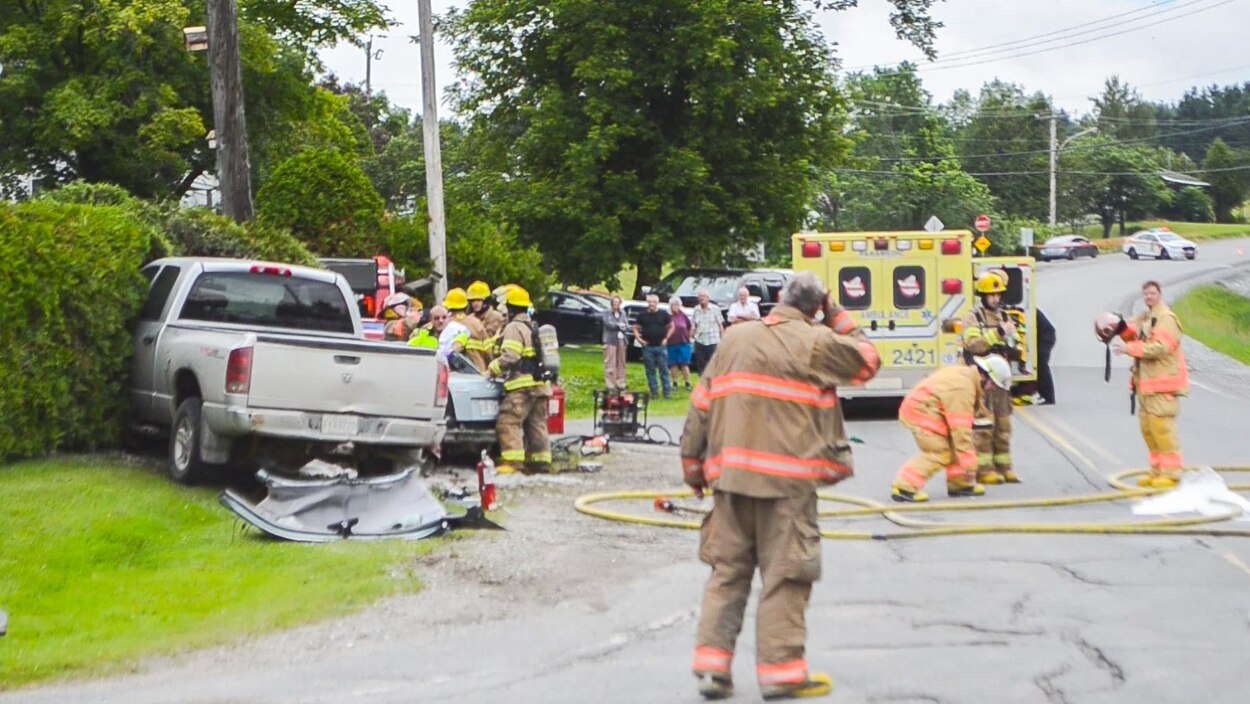 Accident mortel à SaintJeandeBrébeuf RadioCanada