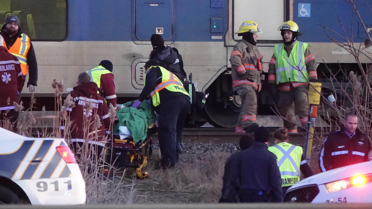 Le train SaintHilaireMontréal à nouveau en service après un accident