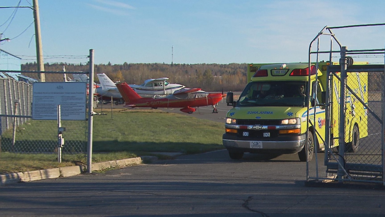 Simulation d’écrasement d’avion à l’aéroport d’Alma RadioCanada