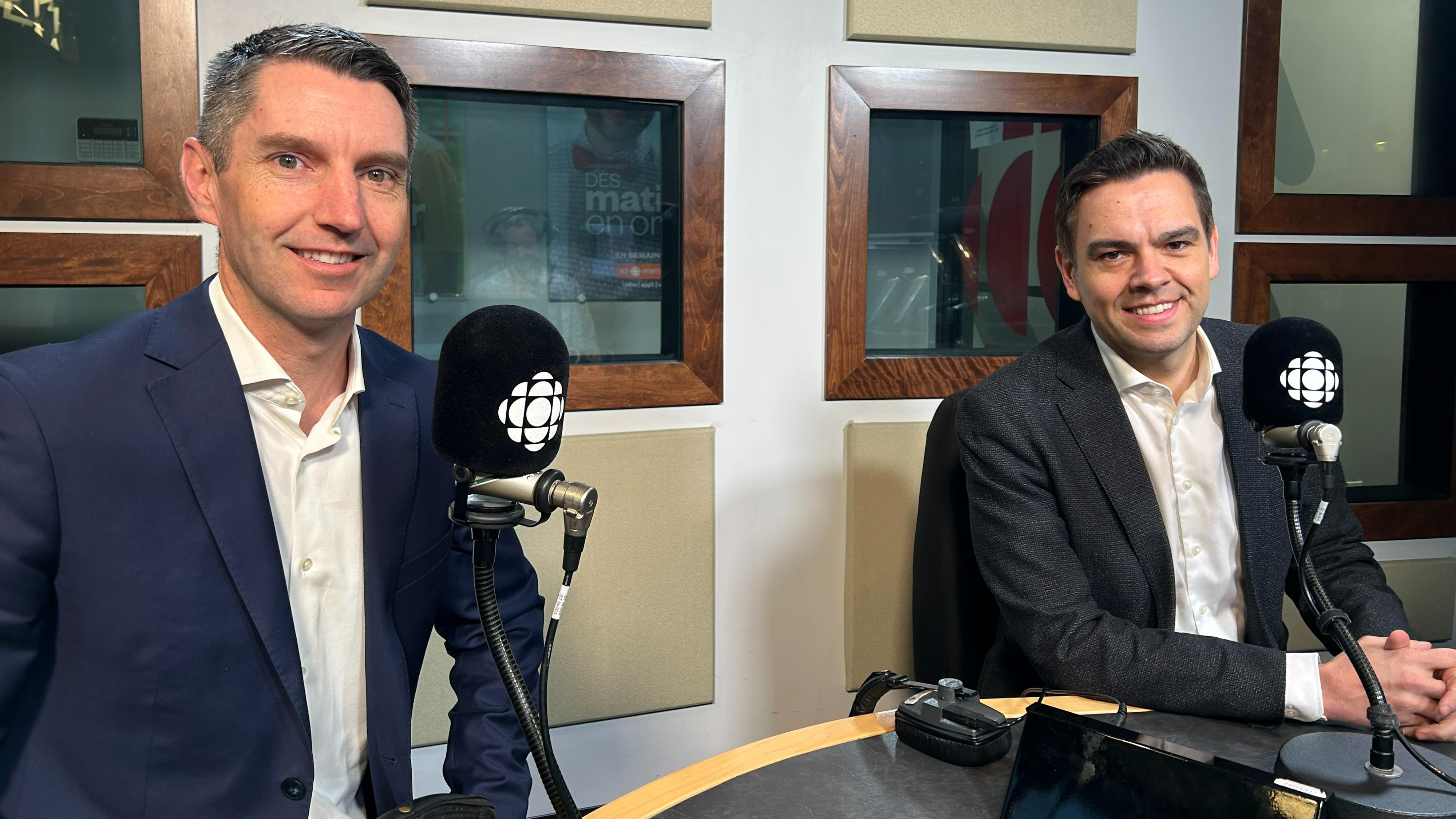 Charles Milliard et André Fortin en tournée en Abitibi-Témiscamingue