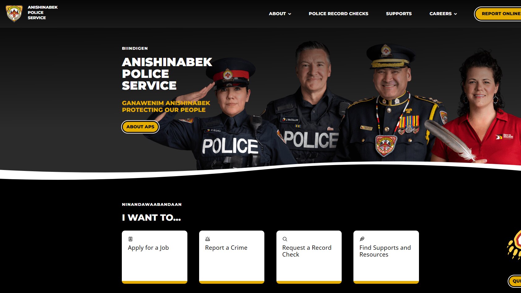 Le site internet du service de police Anishinabek fait peau neuve ...