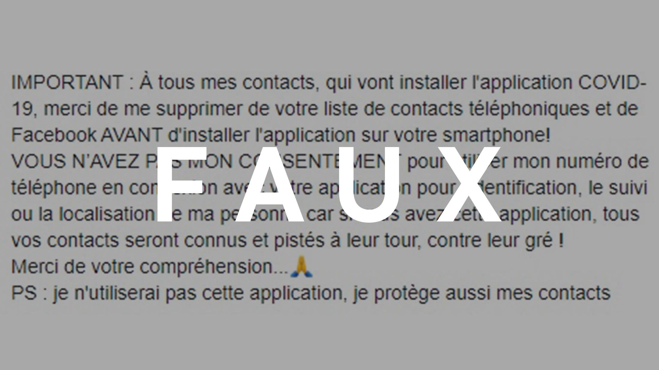 Image accompanying Les applications de traçage ont accès aux listes de contacts téléphoniques et Facebook des gens et se servent des informations pour pister toutes les personne s