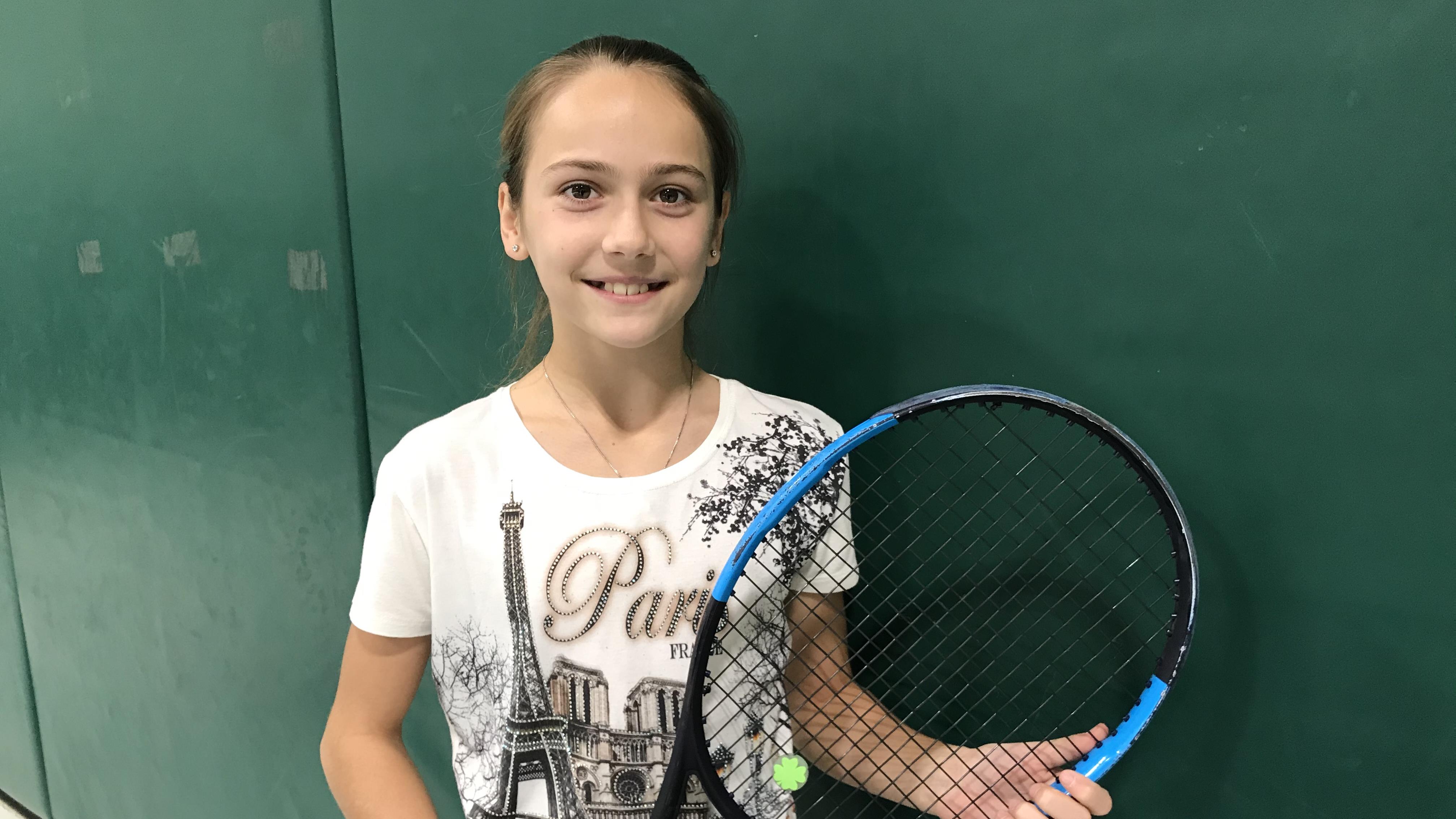 Portrait Bianca Georgescu Une Joueuse De Tennis à L