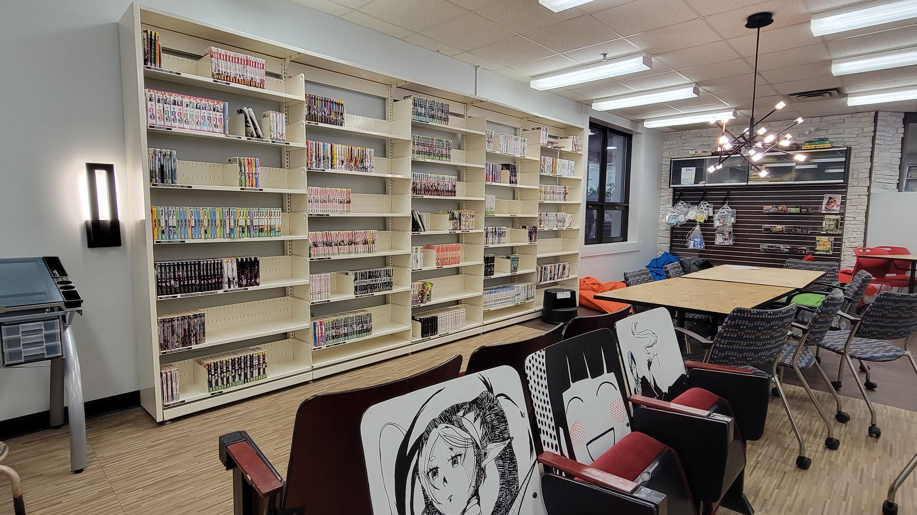 Une Zone Manga à la Bibliothèque municipale de Rouyn-Noranda