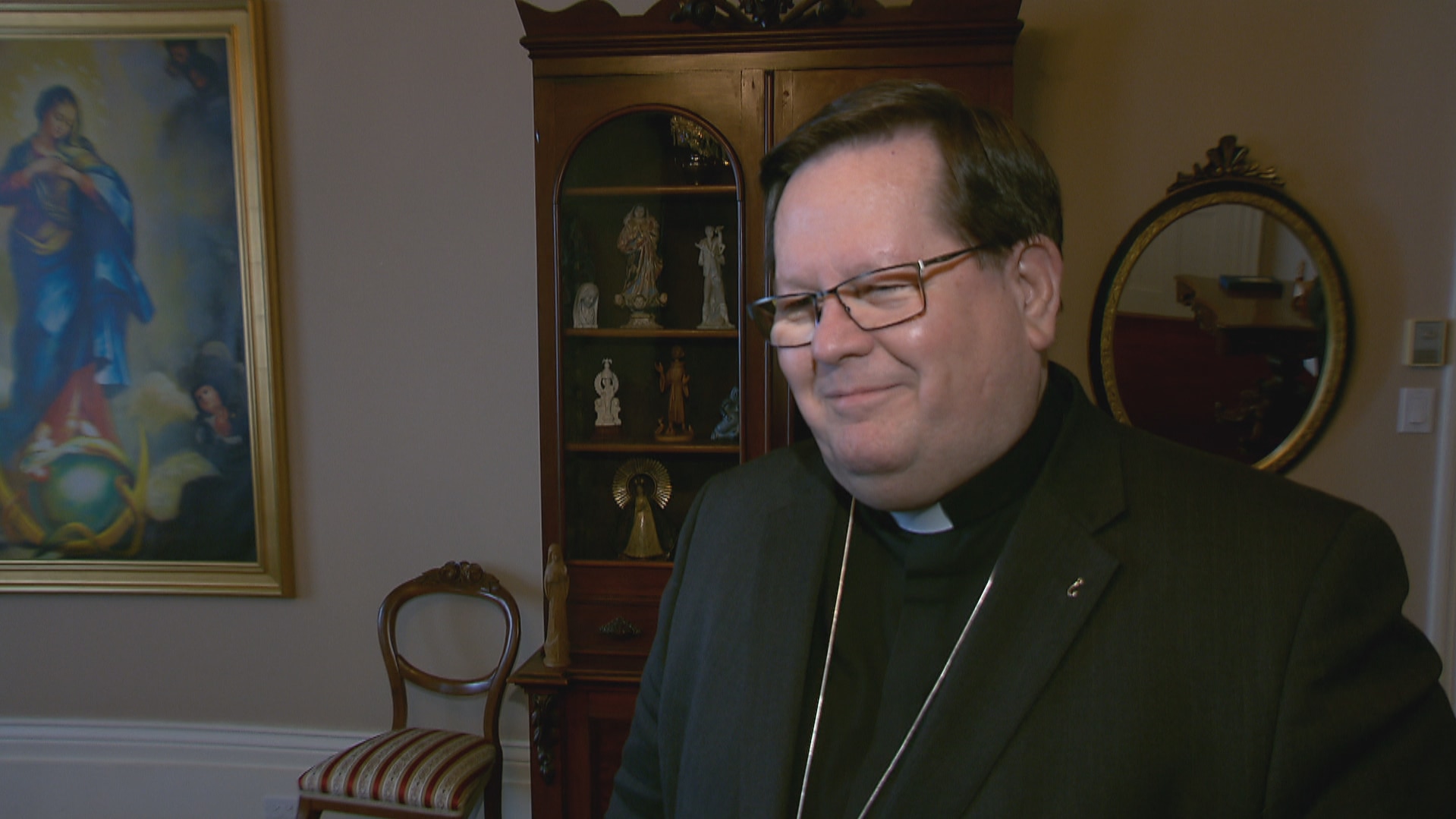 Le cardinal Gérald Cyprien Lacroix en visite dans l’Ouest