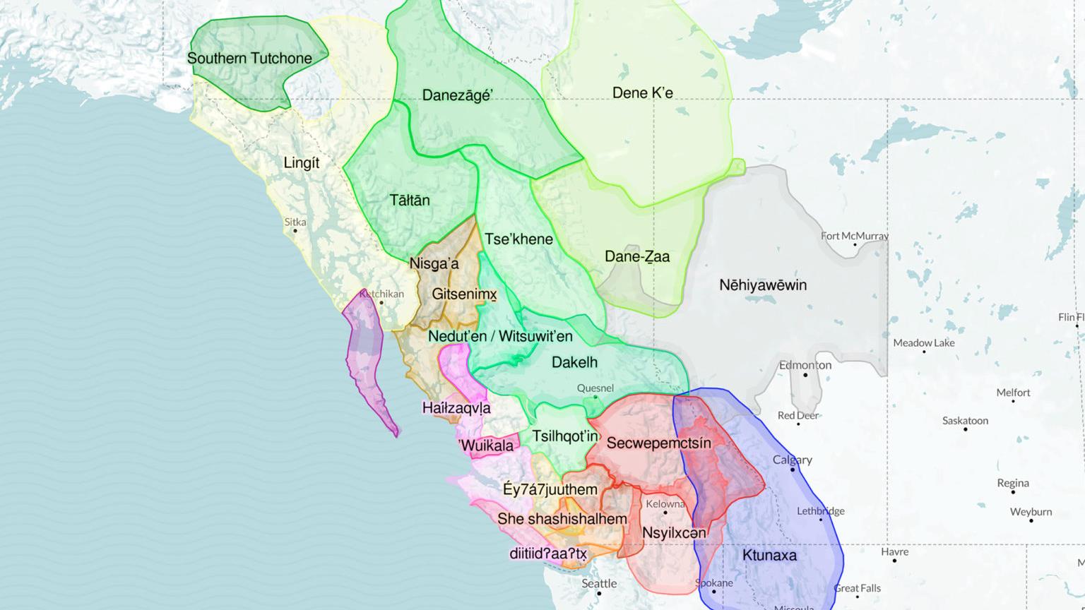 Une Carte Interactive Pour Mieux Connaître Les Premières Nations De La ...